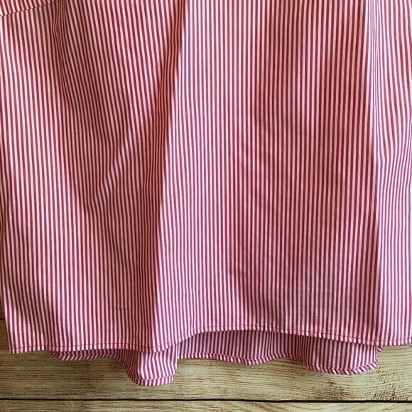 NEW WITHOUT TAGS CUPIO PINK AND WHITE STRIPED TOP - Picture 3 of 6